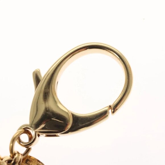 LOUIS VUITTON Fully Flower Charm metal Red Gold M67128 LV Auth EC797 - Picture 7 of 9
